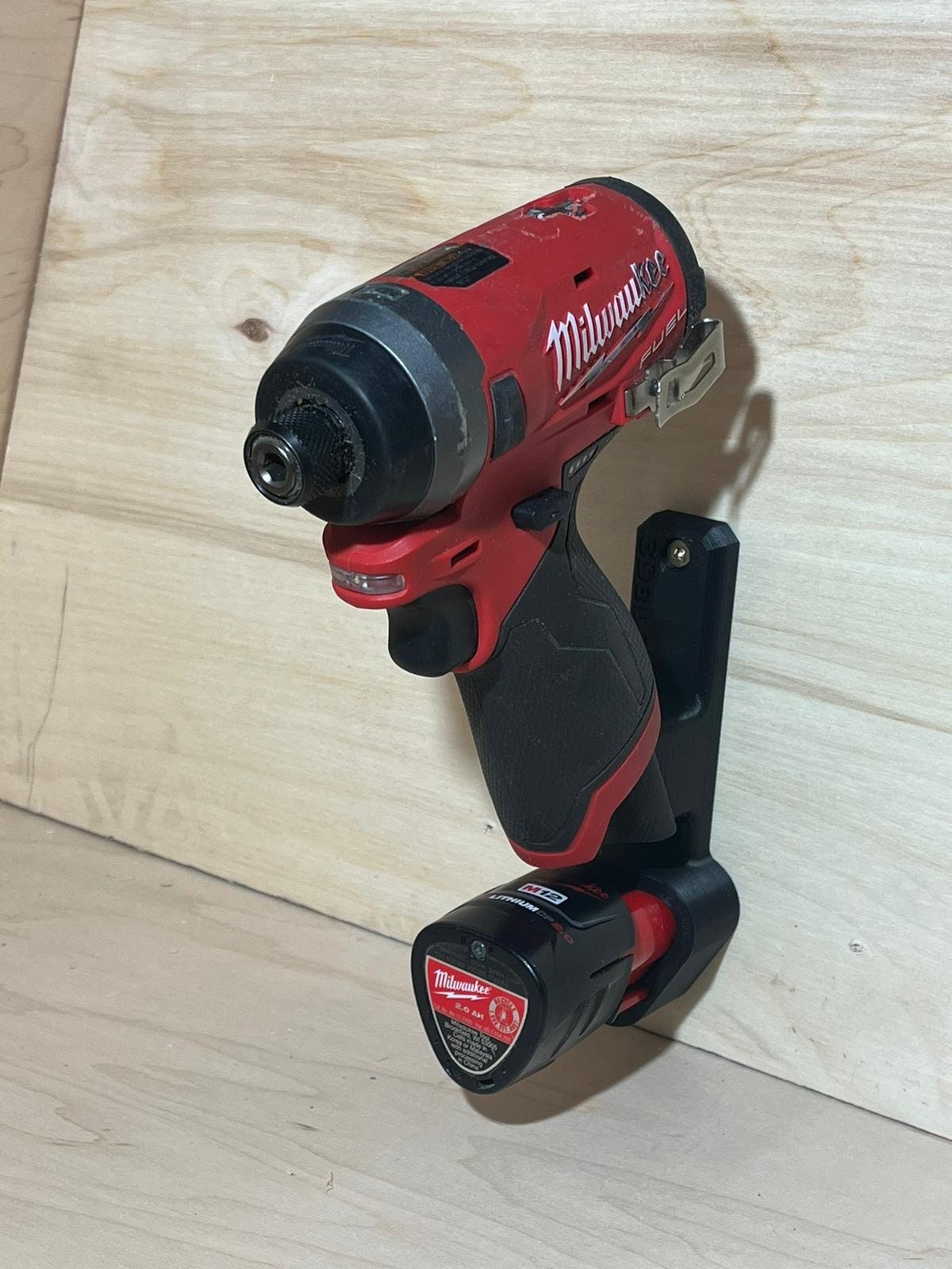 Milwaukee M12 Drill and Battery Mount/Holder // Triple // Double // Single