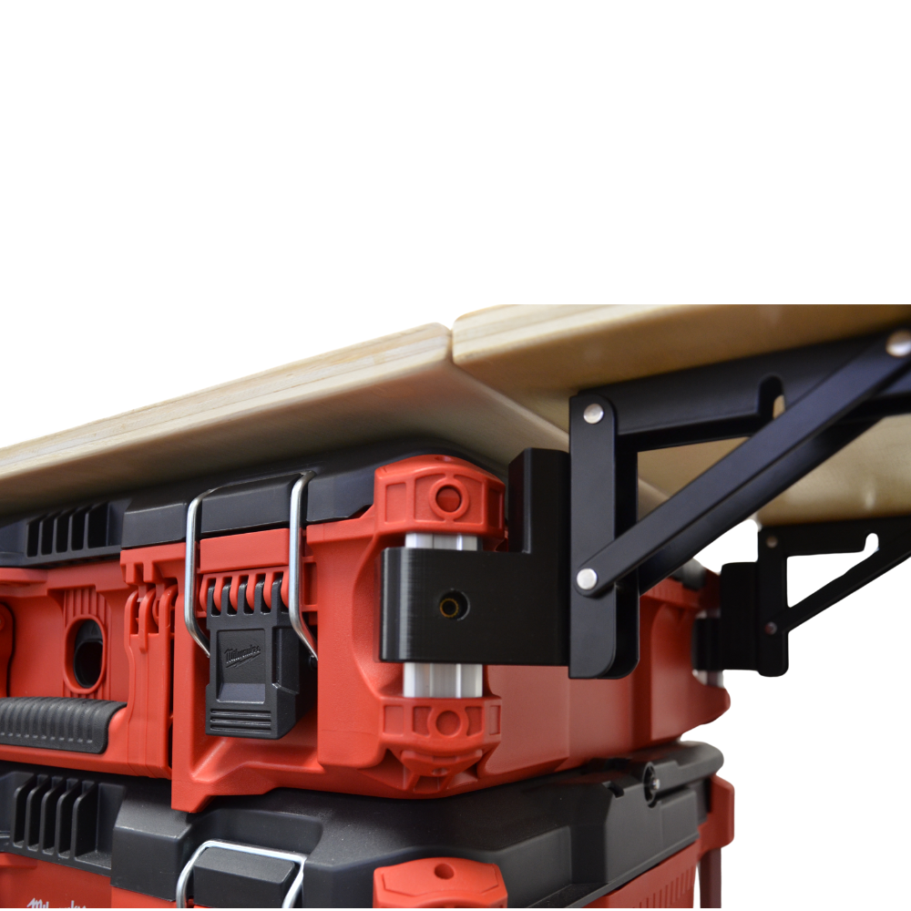 Multi-piece bundle wood worktop compatible with Milwaukee Packout // Workstation // Workbench // Plywood // multi-sections //
