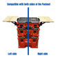 Multi-piece bundle wood worktop compatible with Milwaukee Packout // Workstation // Workbench // Plywood // multi-sections //