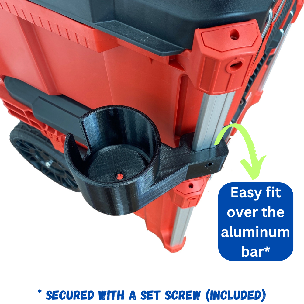 Multipurpose Cup Holder compatible with Milwaukee Packout