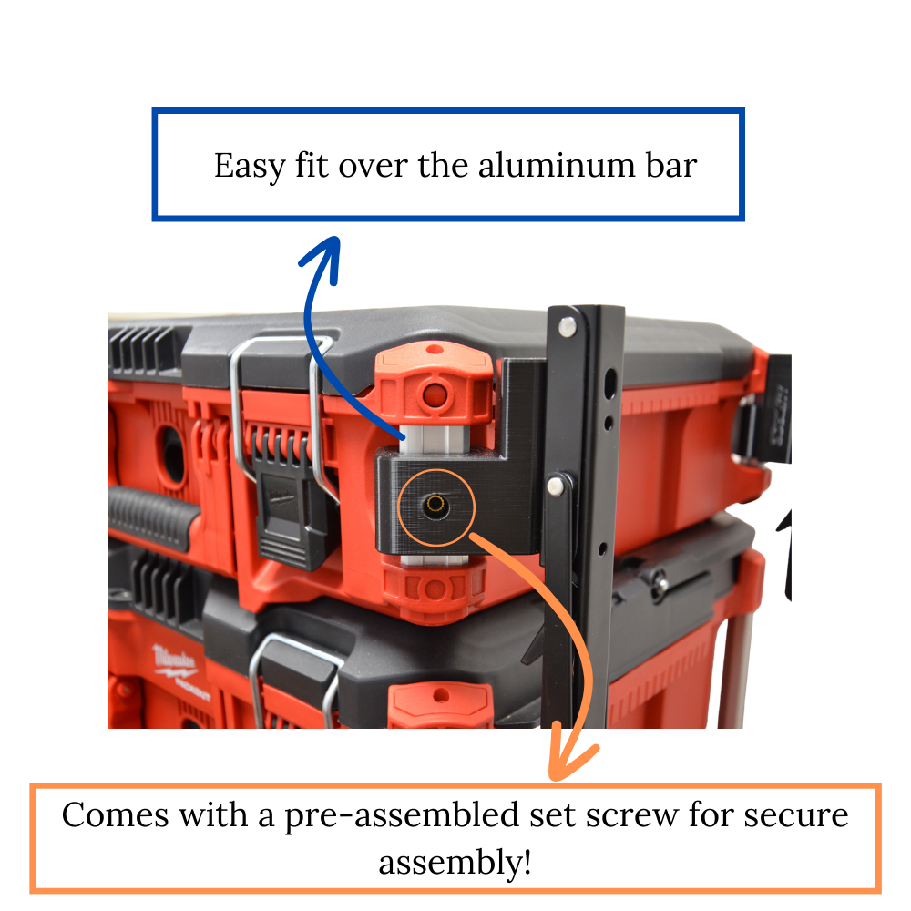 Multi-piece bundle wood worktop compatible with Milwaukee Packout // Workstation // Workbench // Plywood // multi-sections //