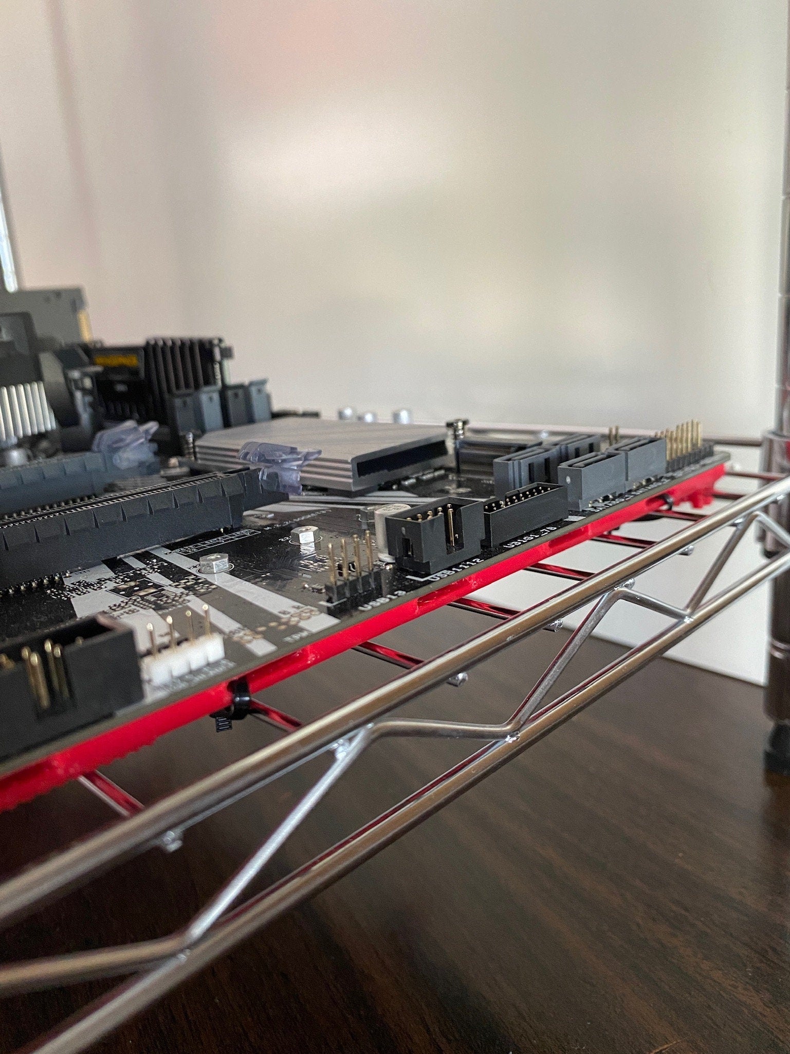 Wire Rack Motherboard Standoffs and Hangers for Mining Rig Shelf // Mu ...