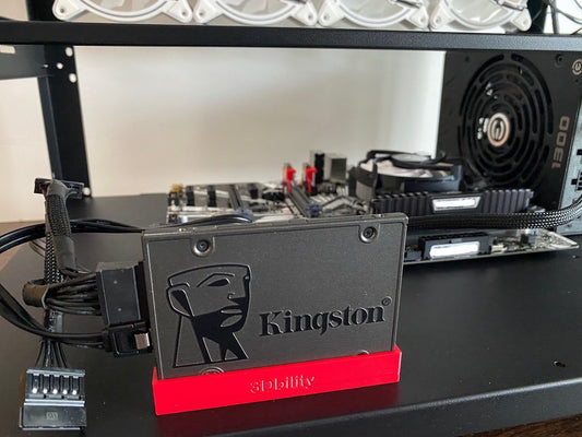 2.5" SSD Holder For Mining Rig // M3 mounting nuts // 3D printed // 