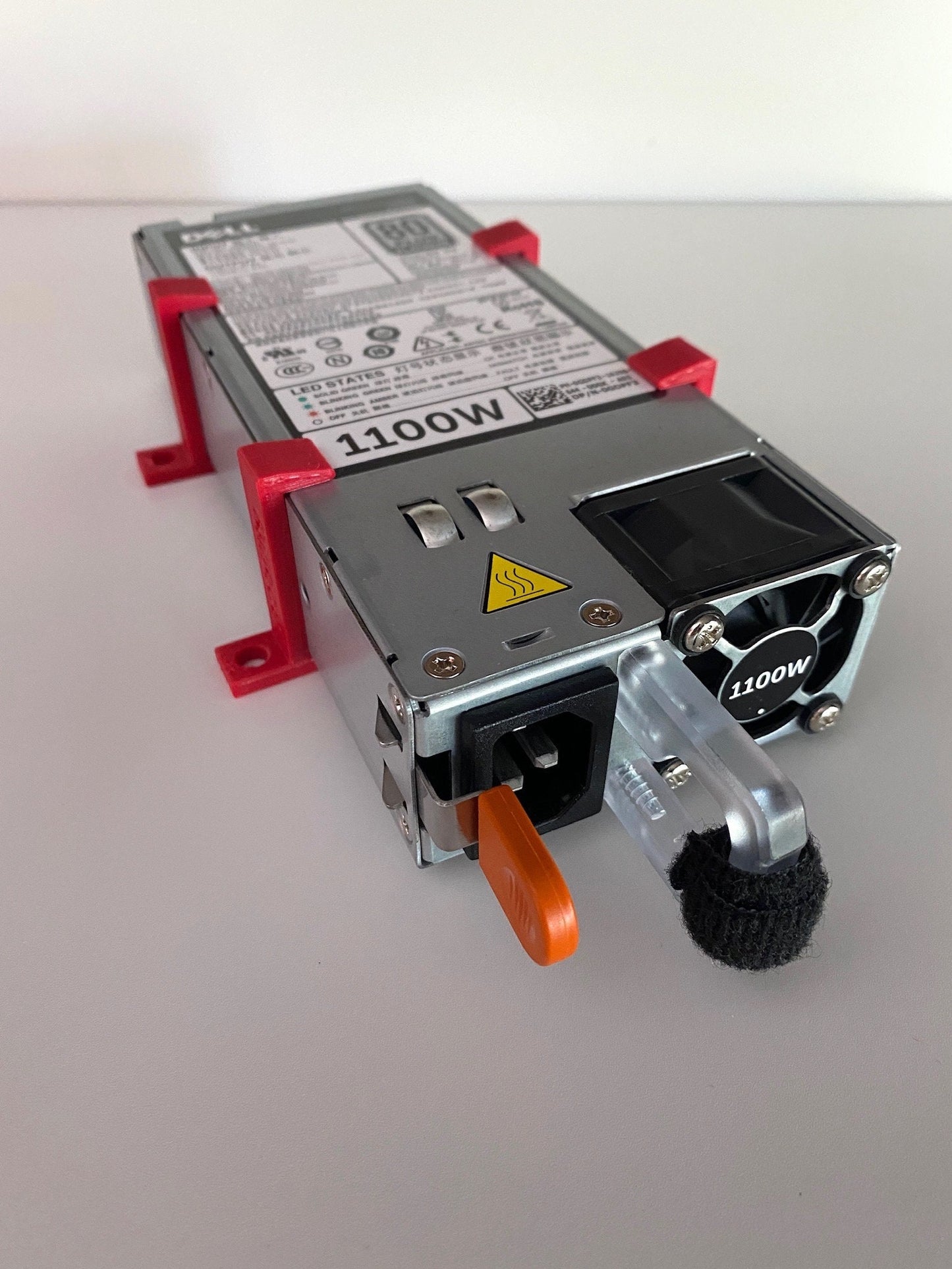 Server Power Supply Mounting Holders for Mining Rig // 3D printed //