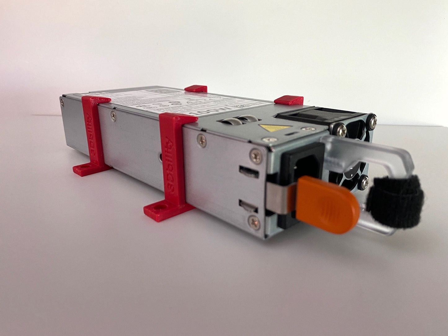 Server Power Supply Mounting Holders for Mining Rig // 3D printed //