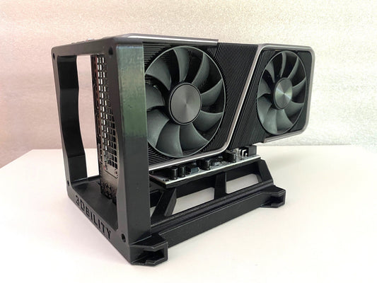 Solo GPU Stand for Mining Rig // Side-by-side inserts // Mining Rig Accessories // 3D printed //