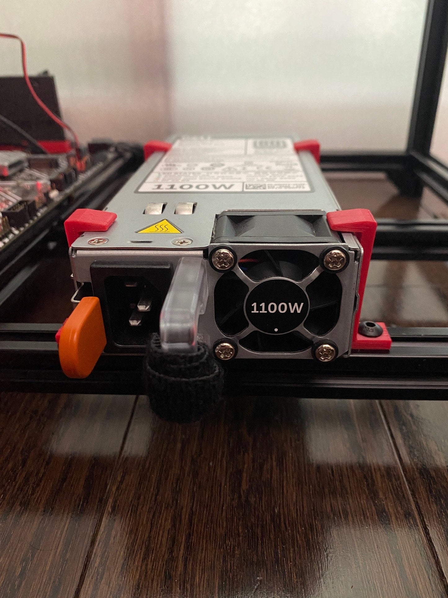 Server Power Supply Mounting Holders for Mining Rig // 3D printed //