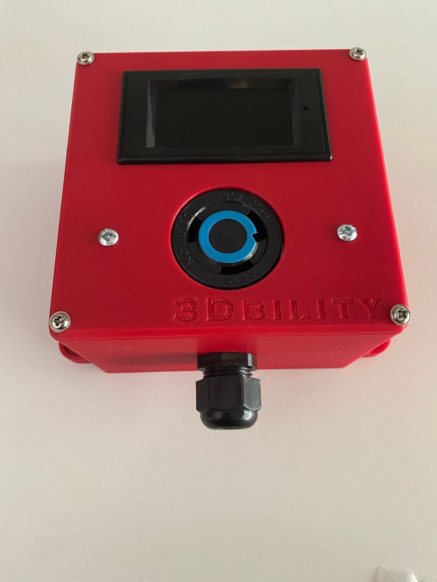 Power Meter Enclosure for L6-30R 80-300V // Mining Rig Accessories // 3D printed //