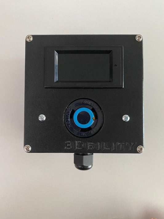 Power Meter Enclosure for L6-30R 80-300V // Mining Rig Accessories // 3D printed //