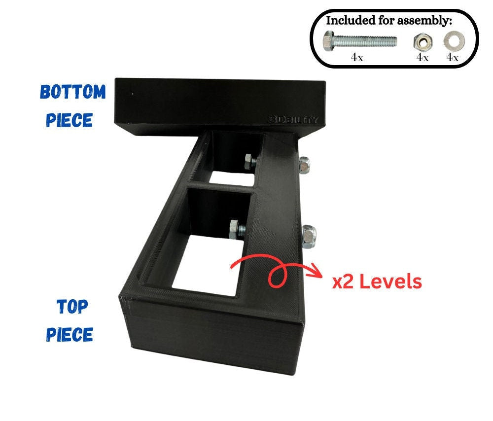 Double Level Holder Kit compatible with Dewalt Toughsystem 2.0