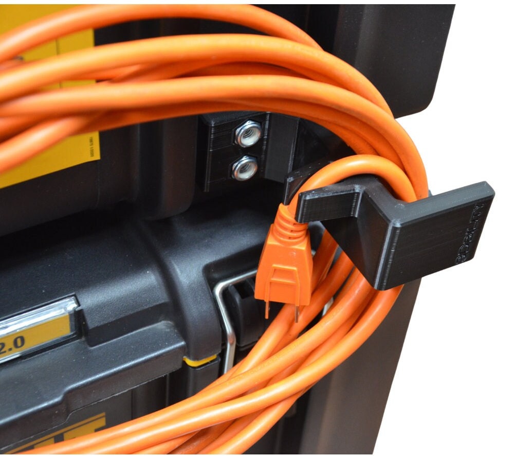Extension Cord Holder With Clips compatible with Dewalt Toughsystem 2.0
