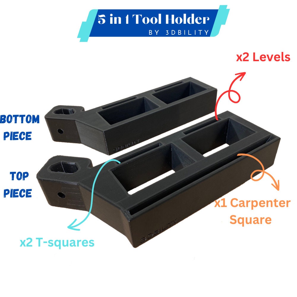 5 IN 1 Tool Holder Kit compatible with Milwaukee Packout
