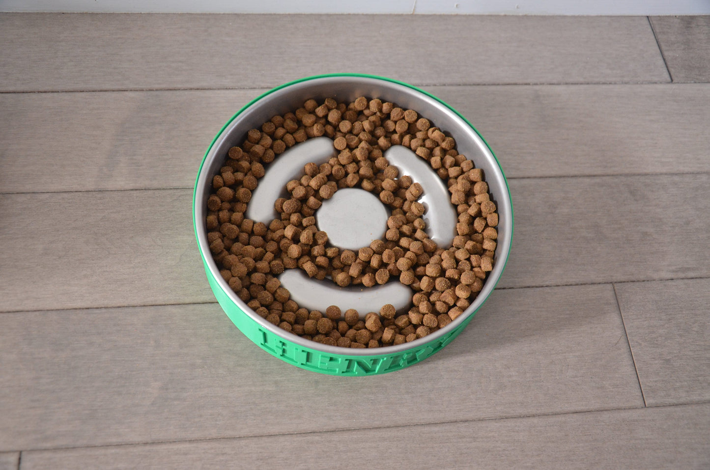 Personalized Slow Feeder Bowl with Lined Stainless Steel Insert