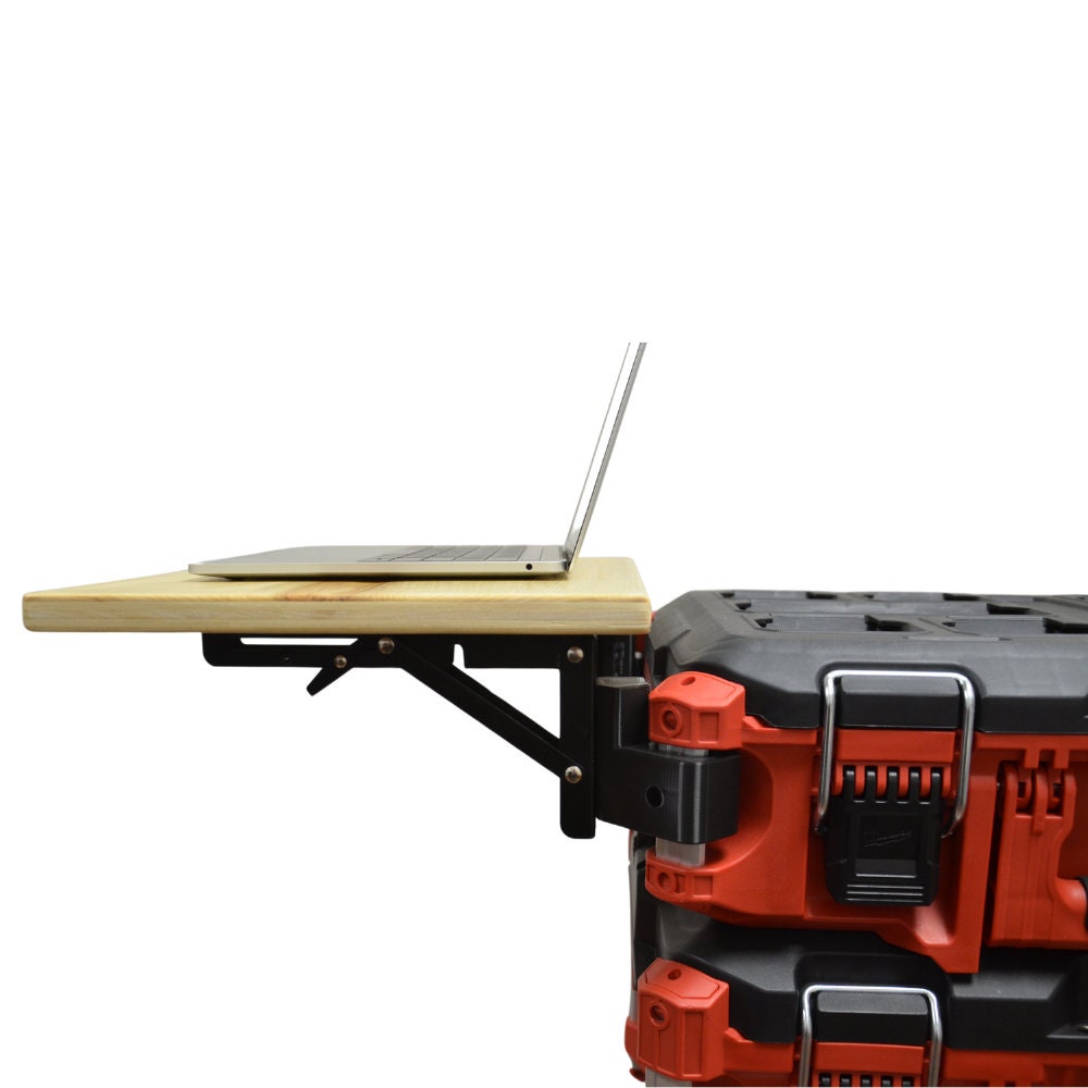 Side Wood Worktop compatible with Milwaukee Packout // Foldable Side Table