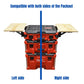 Side Wood Worktop compatible with Milwaukee Packout // Foldable Side Table
