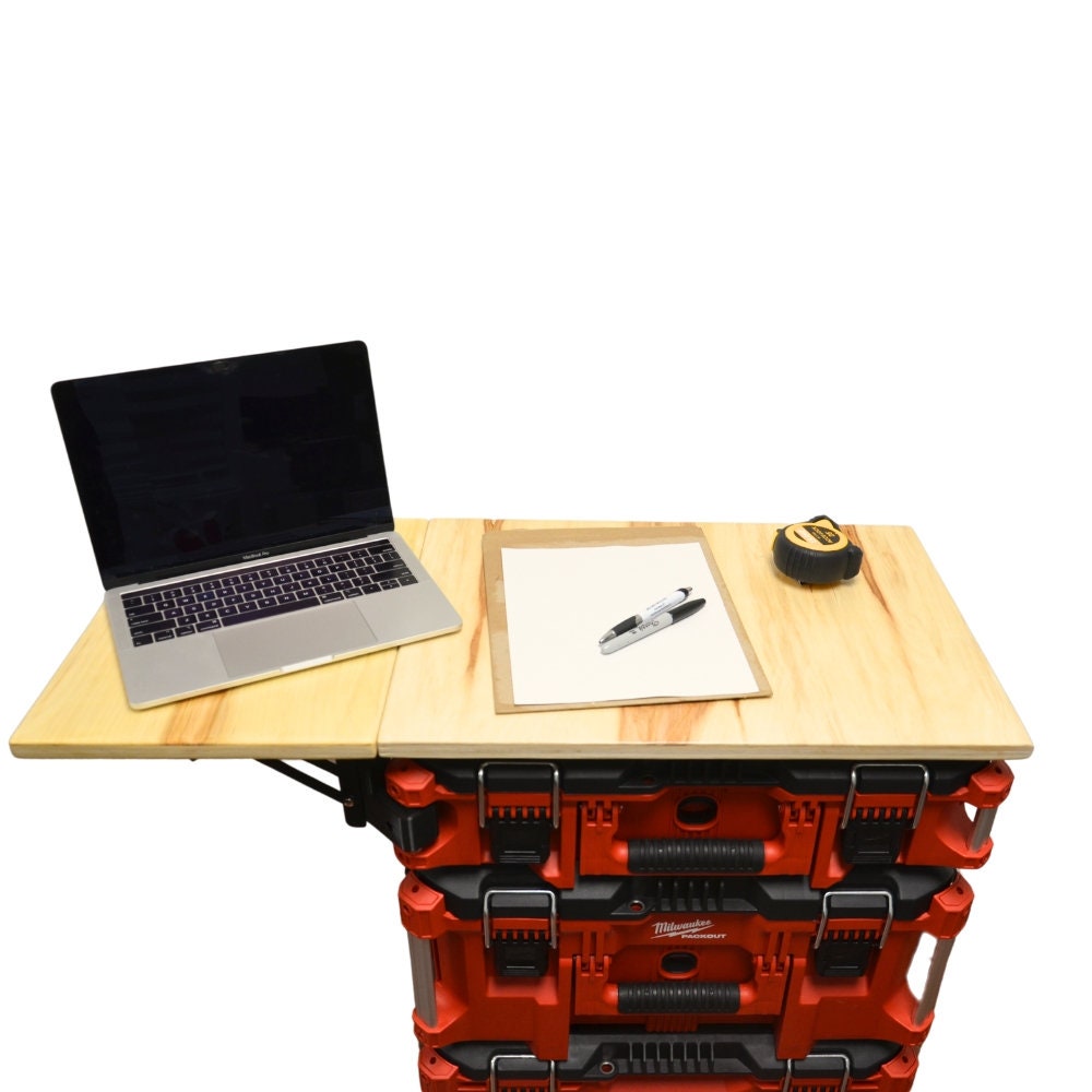 Multi-piece bundle wood worktop compatible with Milwaukee Packout // Workstation // Workbench // Plywood // multi-sections //