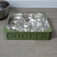 Personalized Slow Feeder Bowl with Square Stainless Steel Insert