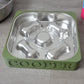 Personalized Slow Feeder Bowl with Square Stainless Steel Insert