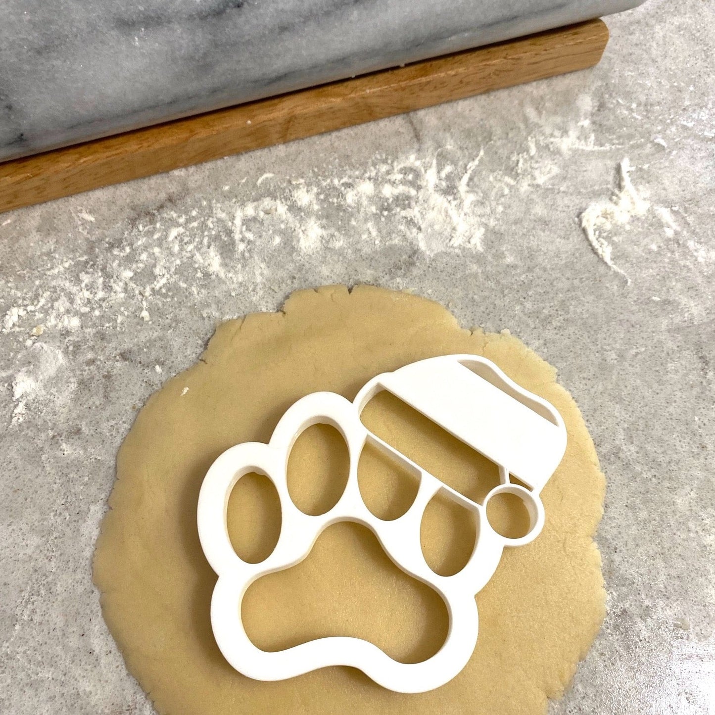 Christmas Paw Cookie Cutter