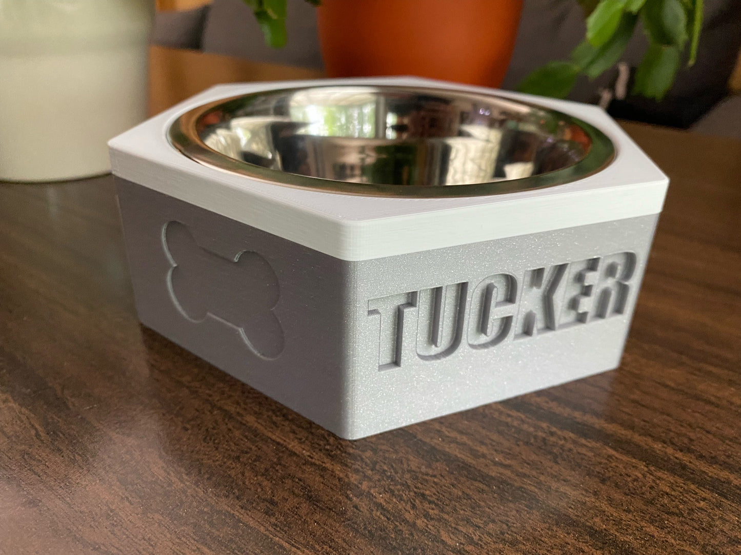 Engraved Hexagon Bowl