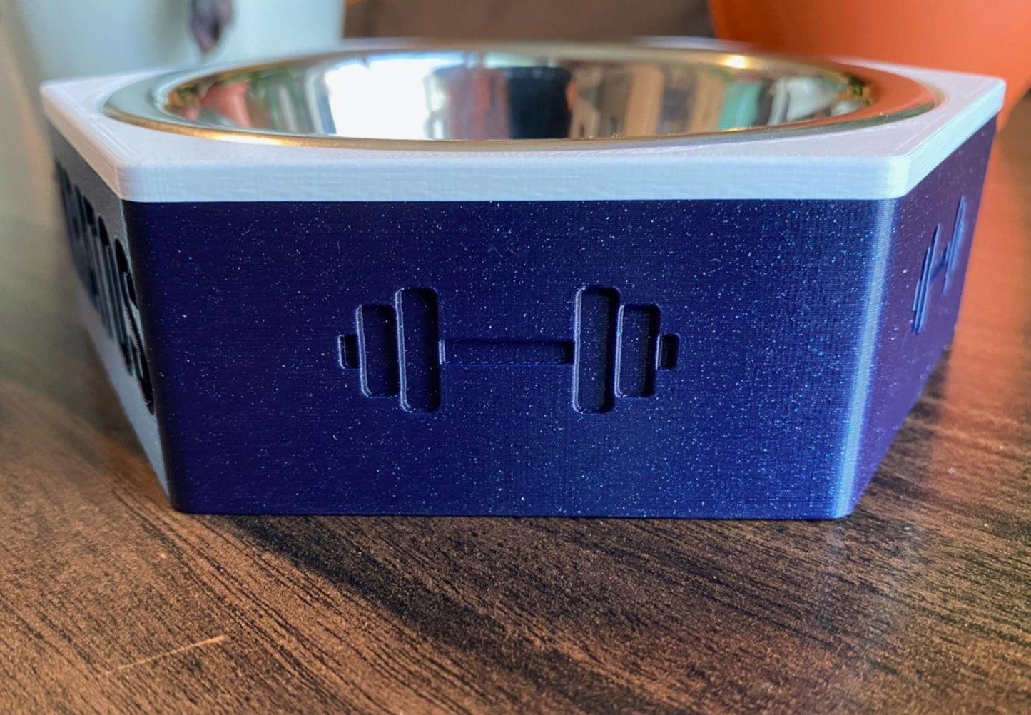 Engraved Hexagon Bowl